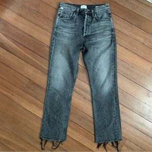 Citizens of Humanity Charlotte High Rise Raw Hem Jeans